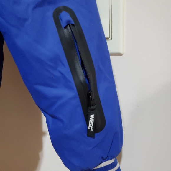 WESC Ladies Padded Hooded Jacket Blue size Medium - Picture 3 of 10